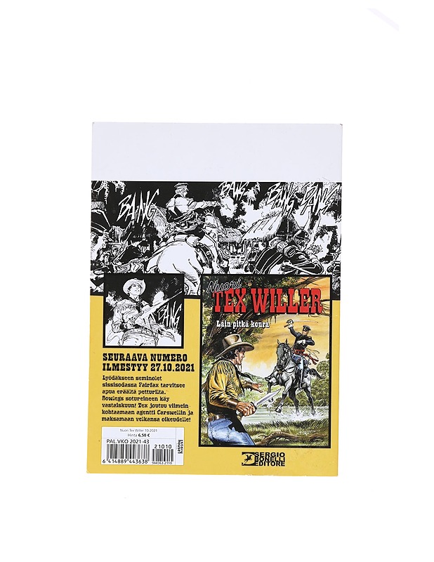 Tex Willer sissisotaa rämeikössä - Guanluigi Bonelli - Sarjakuvat - 10105577544 - 1