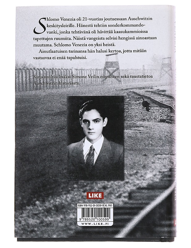 Sonderkommando / tarinani Auschwitzista - Venezia, Shlomo - Elämäkerrat ja muistelmat - 10105577548 - 1