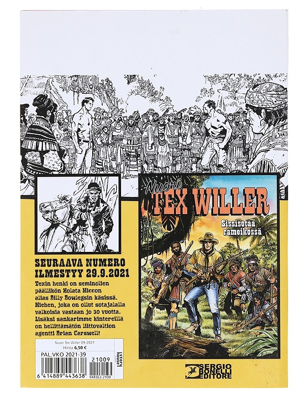 Tex Willer Floridan Vapaaehtoiset - Gianluigi Bonelli - Sarjakuvat - 10105577549 - 1