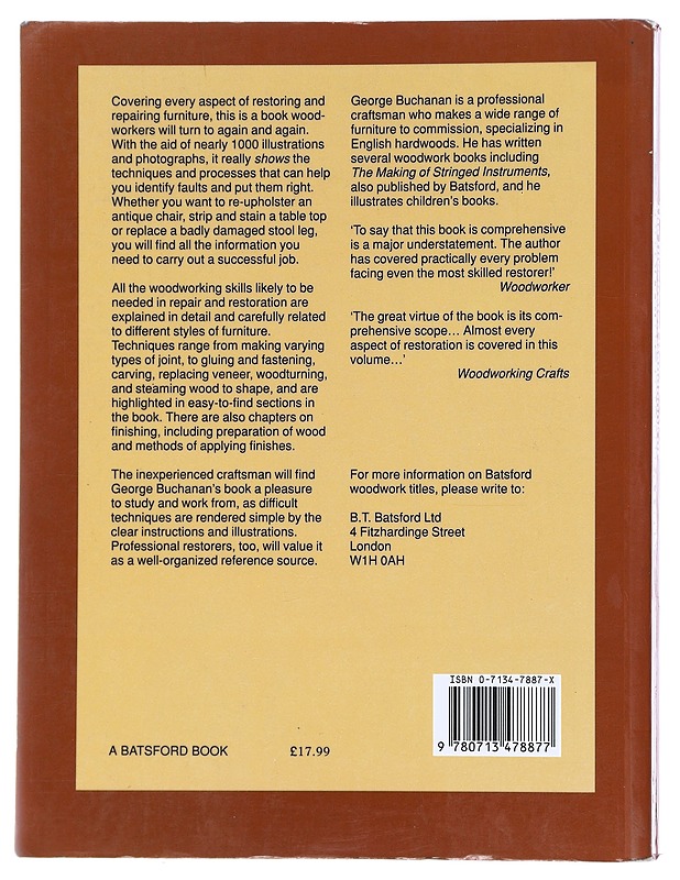 The illustrated handbook of furniture restoration - George Buchanan - Tietokirjat ja oppaat - 10105577607 - 1