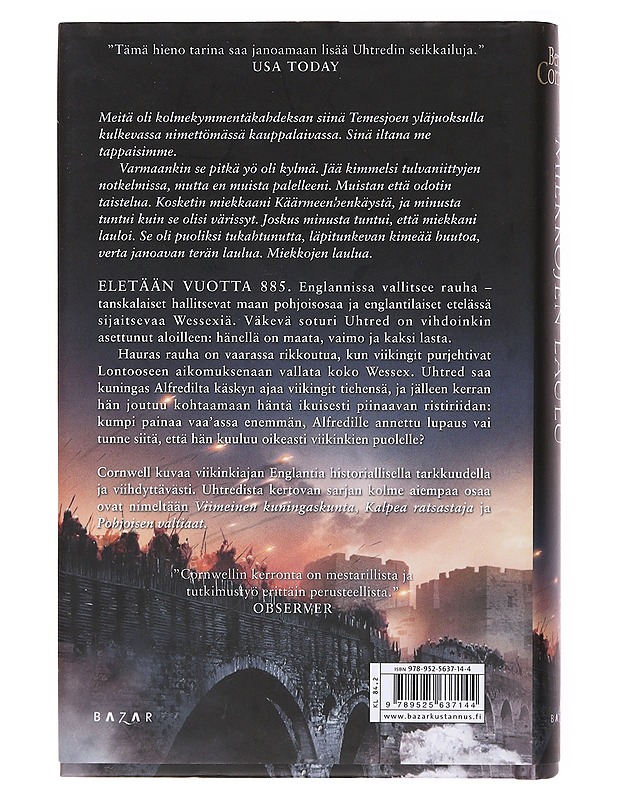 Miekkojen laulu / historiallinen romaani - Cornwell, Bernard - Romaanit ja novellit - 10105577615 - 1