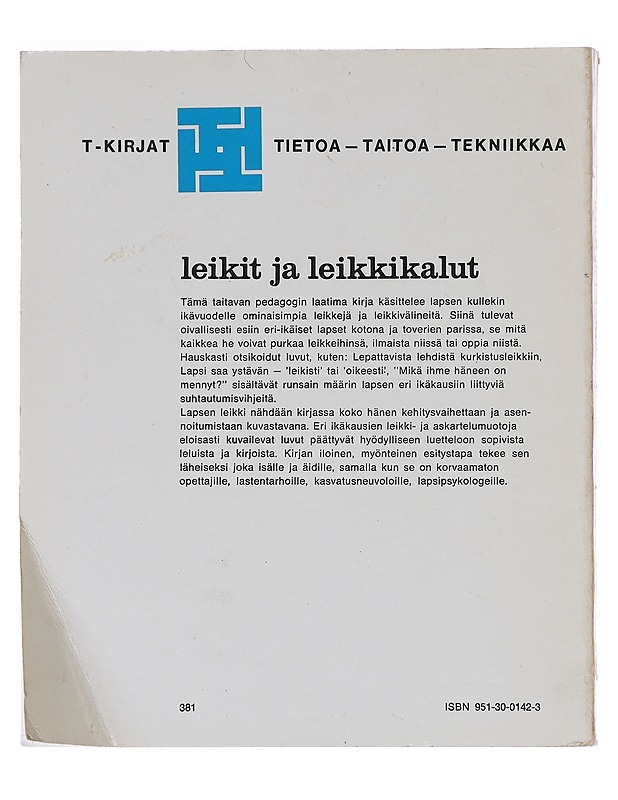 Leikit ja leikkikalut - Schlyter, Brita - Lastenkirjat - 10105577640 - 1