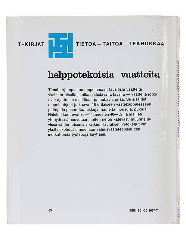 Helppotekoisia vaatteita - Axén, Gunila - Tietokirjat ja oppaat - 10105577679 - 1