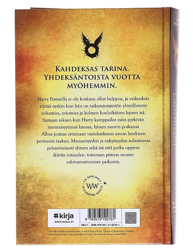 Harry Potter ja kirottu lapsi / Osat yksi ja kaksi - Thorne, Jack - Fantasia- ja scifi - 10105577697 - 1