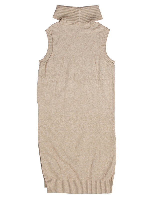 VILA Pitkä neule mekko beige, M - Mekot ja hameet - 10105577795 - 1