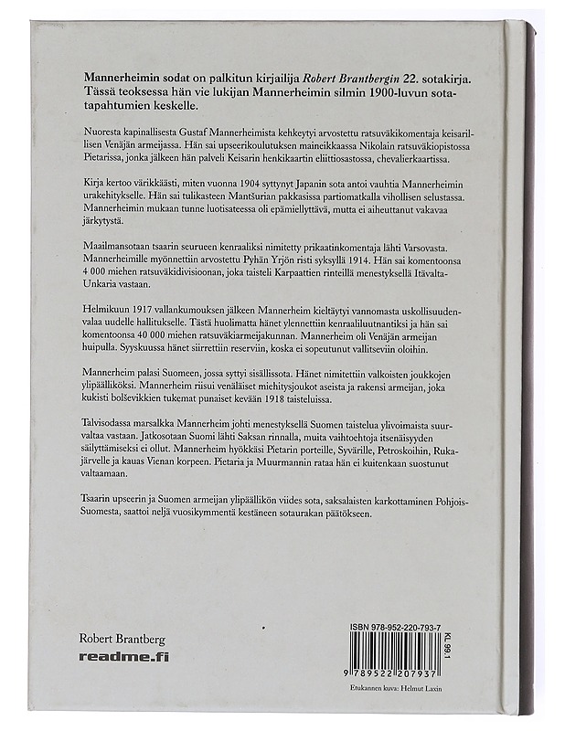 Mannerheimin sodat - Robert Brantberg - Elämäkerrat ja muistelmat - 10105577817 - 1