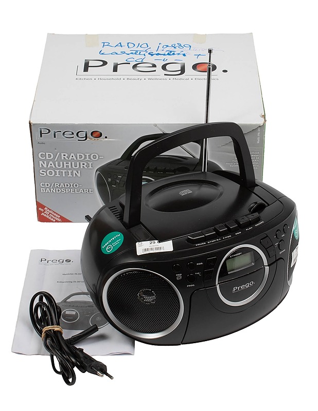 PREGO CD-radio-kasettisoitin - Audio - 10105577852 - 0