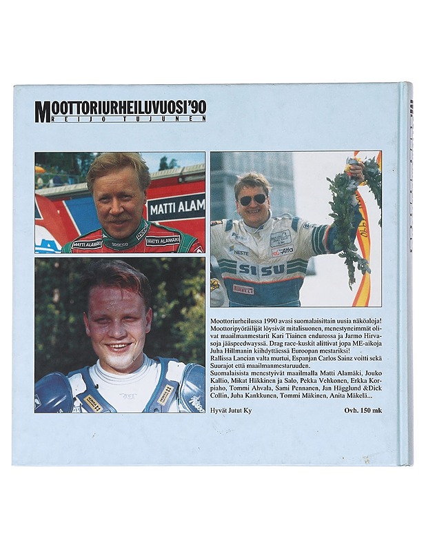 Moottoriurheiluvuosi '90 - Reijo Tujunen - Harrastekirjat - 10105577858 - 1