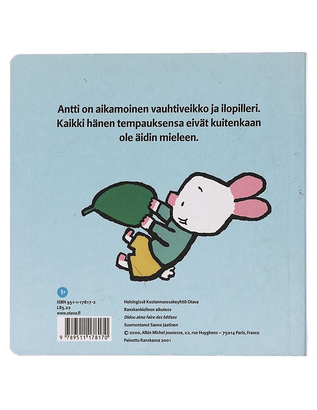 Antti, pikku riiviö - Got, Yves - Lastenkirjat - 10105577909 - 1