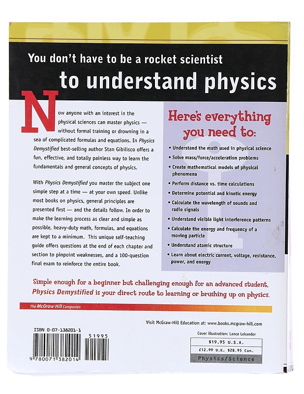 Physics demystified - Gibilisco, Stan - Kirja lahjaksi - 10105577928 - 1