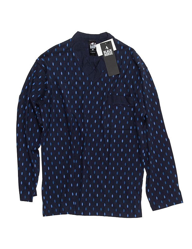 BLACK HORSE miesten pyjaman paita, M - Alusvaatteet - 10105577999 - 0