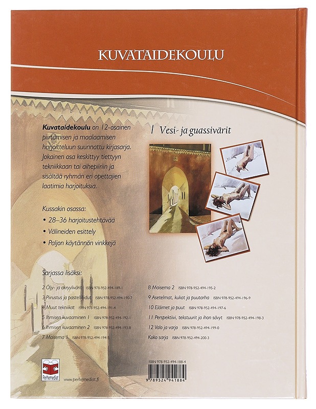 Kuvataidekoulu. 1, Vesi- ja guassivärit - Räihä, Mila - Tietokirjat ja oppaat - 10105578068 - 1