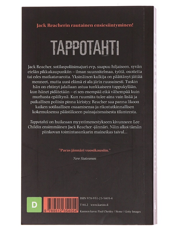Tappotahti - Child, Lee - Romaanit ja novellit - 10105578072 - 1