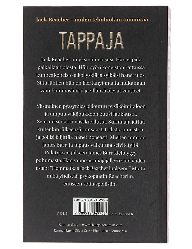 Tappaja - Child, Lee - Romaanit ja novellit - 10105578099 - 1