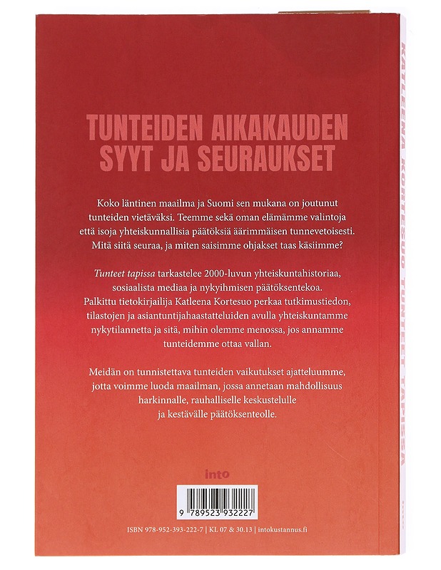 Tunteet tapissa : näin rakensimme puberteettisen yhteiskunnan - Katleena Kortesuo - Historiakirjat - 10105578102 - 1