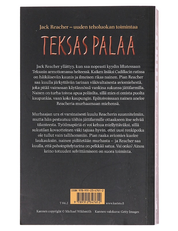 Teksas palaa - Child, Lee - Romaanit ja novellit - 10105578103 - 1