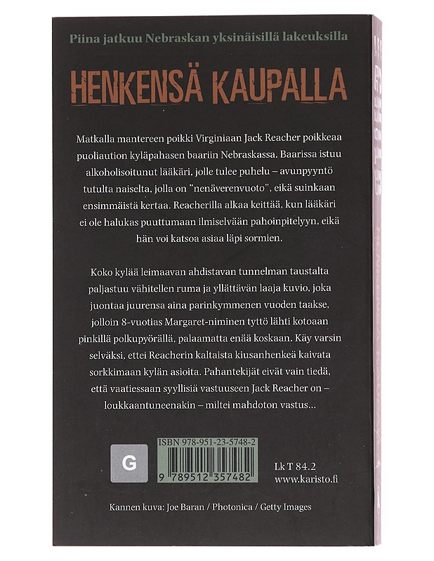 Henkensä kaupalla - Child, Lee - Romaanit ja novellit - 10105578110 - 1
