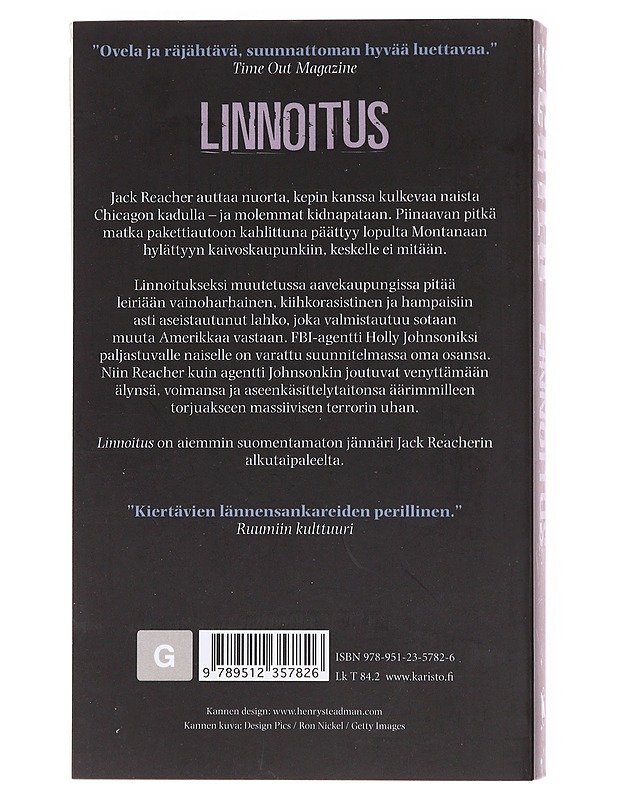 Linnoitus - Child, Lee - Romaanit ja novellit - 10105578111 - 1