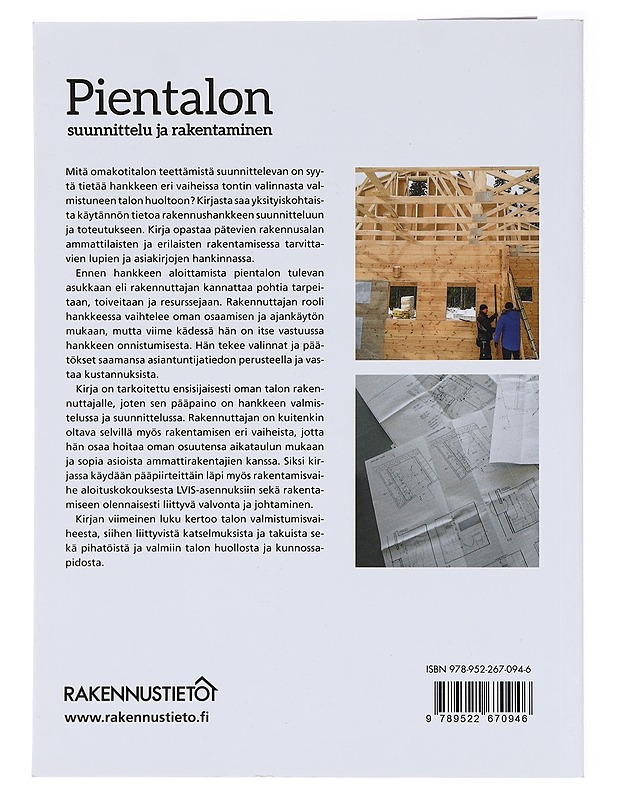 Pientalon suunnittelu ja rakentaminen - Sahlstedt, Satu - Kirja lahjaksi - 10105578125 - 1