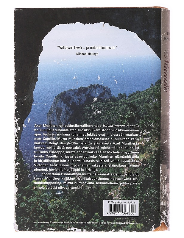 Axel Munthe / tie Caprin huvilalle - Jangfeldt, Bengt - Elämäkerrat ja muistelmat - 10105578147 - 1