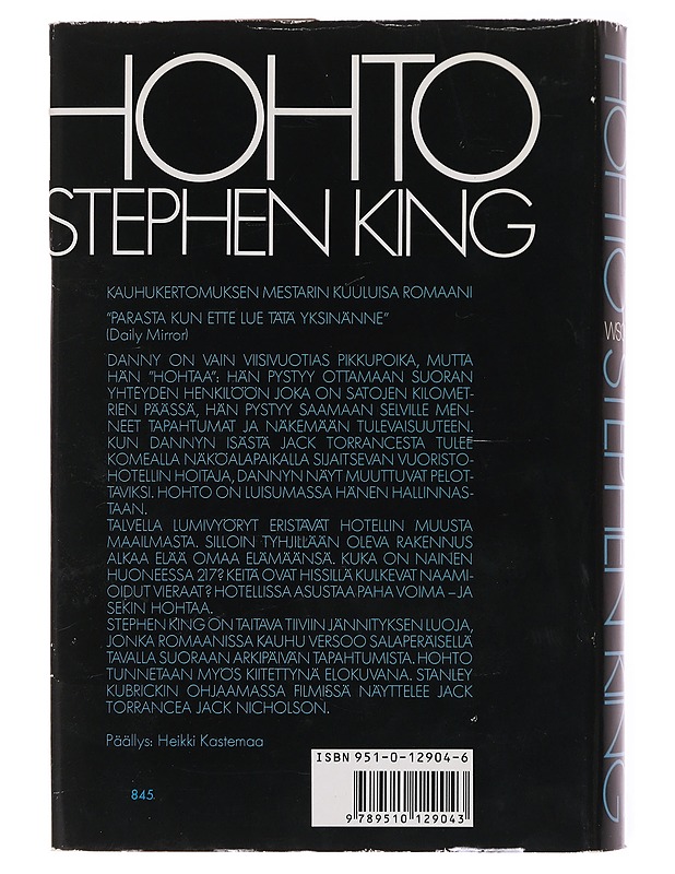 Hohto - King, Stephen - Romaanit ja novellit - 10105578155 - 1