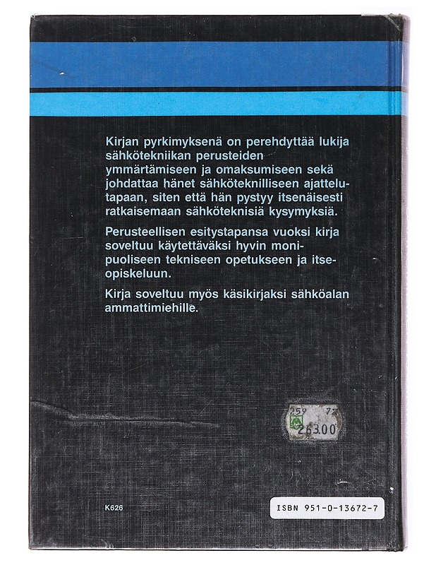 Sähkömiehen käsikirja. 1, Teoreettinen sähkötekniikka - Aura, Lauri - Tietokirjat ja oppaat - 10105578172 - 1