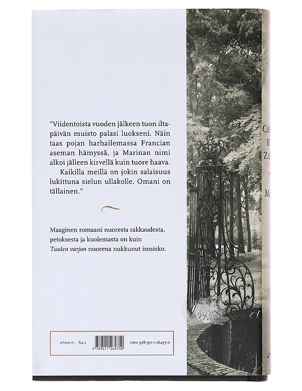 Marina - Ruiz Zafón - Romaanit ja novellit - 10105578211 - 1