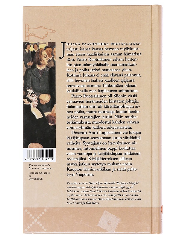 Valat ja valheet / Juhana Paavonpoika Ruotsalaisen salamurha Nilsiässä 1830 - Antti Lappalainen - Elämäkerrat ja muistelmat - 10105578270 - 1