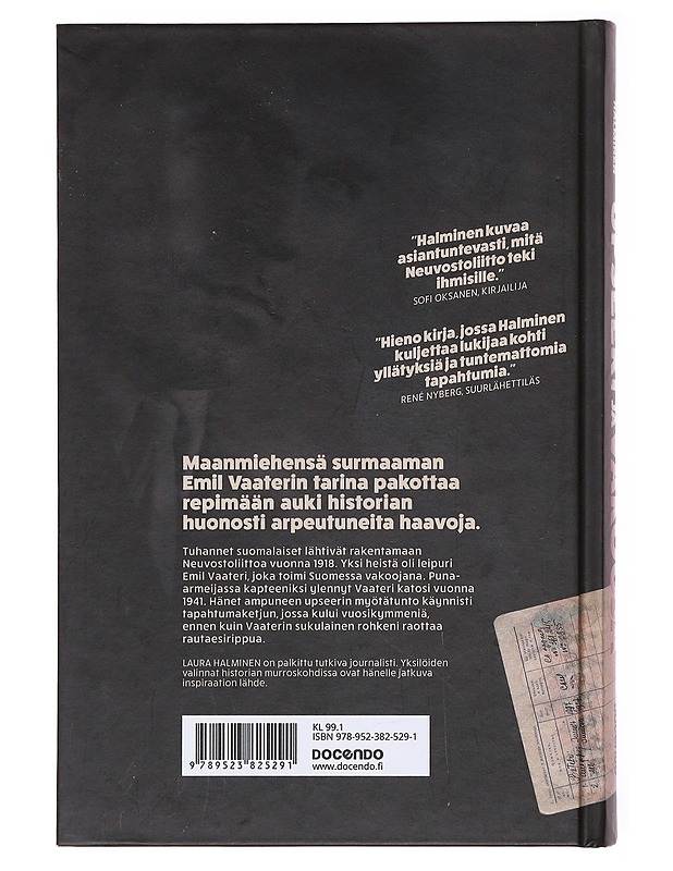 Upseeri ja vakooja - Laura Halminen - Historiakirjat - 10105578288 - 1