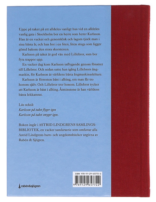 Lillebror och Karlsson på taket - Lindgren, Astrid - Romaanit ja novellit - 10105578299 - 1