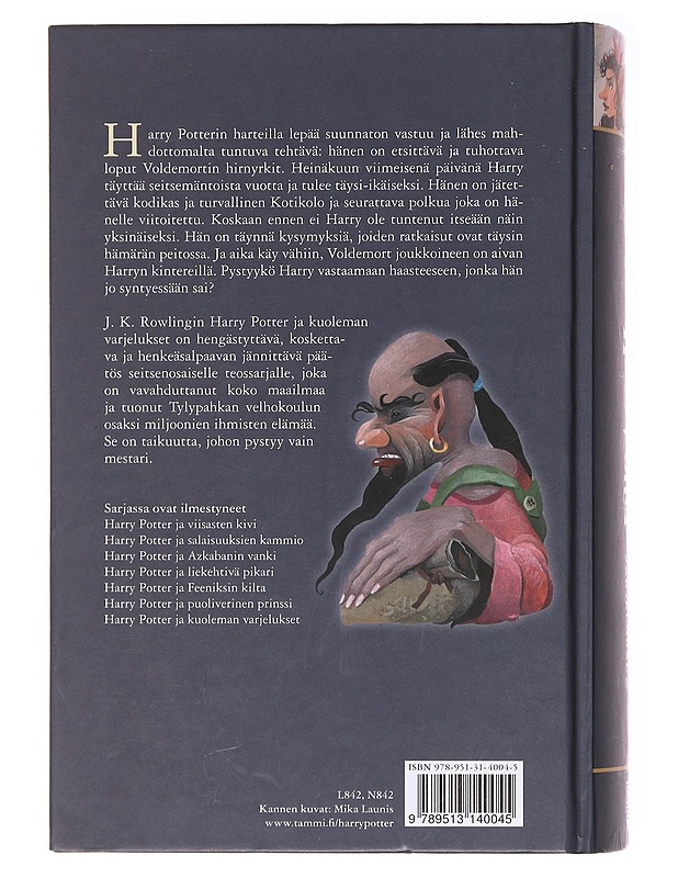 Harry Potter ja kuoleman varjelukset - Rowling, J. K. - Lastenkirjat - 10105578342 - 1