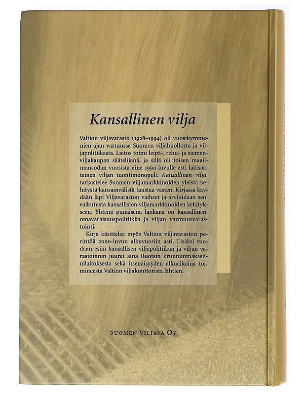 Kansallinen vilja - Aaro Jalas - Kaunokirjallisuus - 10105578359 - 1