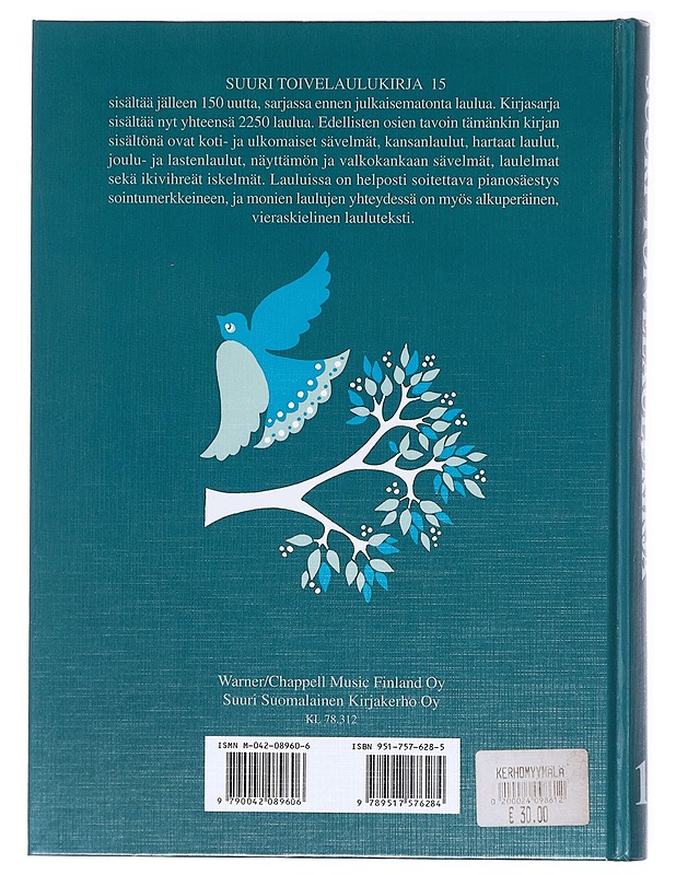 Suuri toivelaulukirja. 15 - Uusitalo, Heikki - Harrastekirjat - 10105578393 - 1