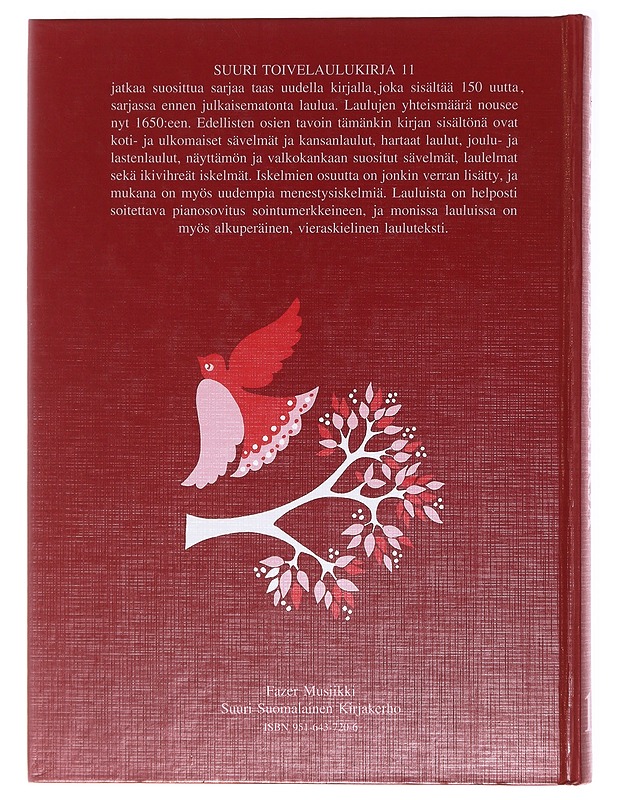 Suuri toivelaulukirja 11 - toim. Heikki Uusitalo - Musiikki- ja elokuvakirjat - 10105578407 - 1