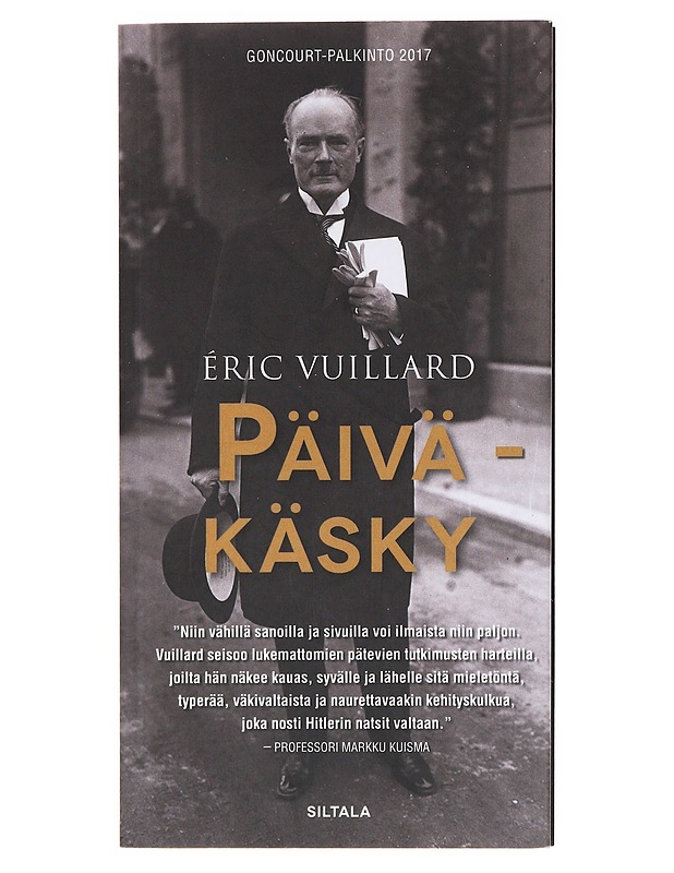 Päiväkäsky / kertomus - Vuillard, Éric - Romaanit ja novellit - 10105578438 - 0