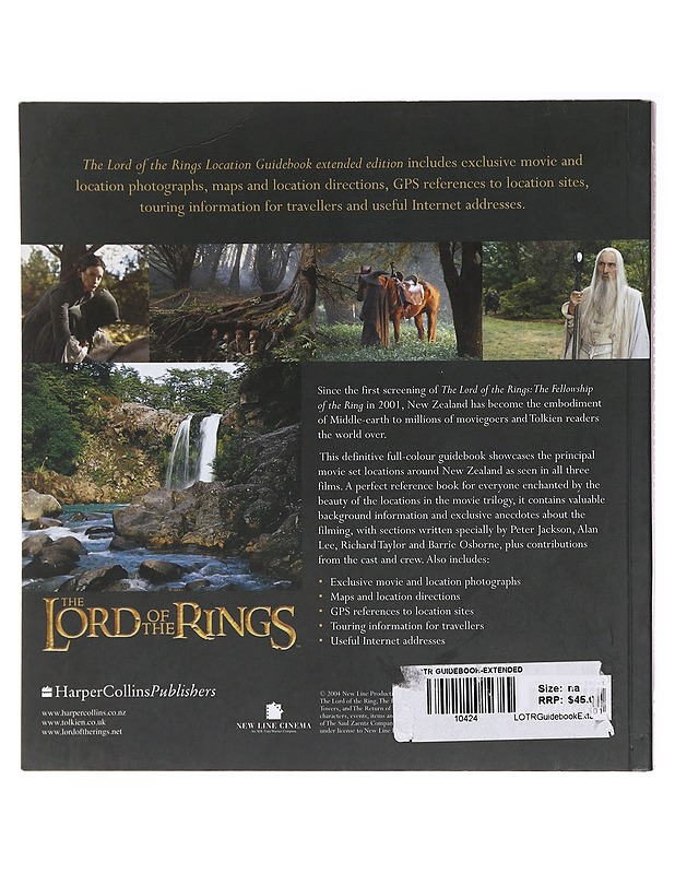 The Lord of the Rings Location Guidebook - Ian Brodie - Musiikki- ja elokuvakirjat - 10105578491 - 1