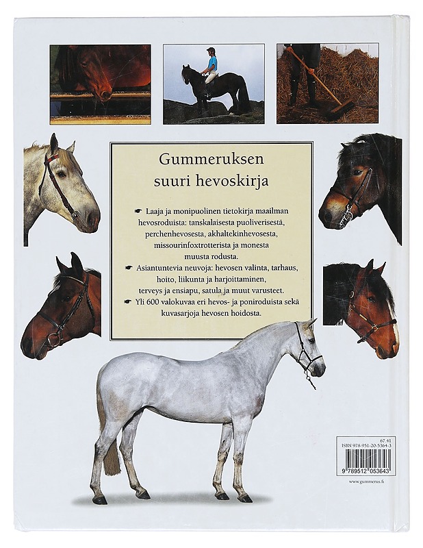 Gummeruksen suuri hevoskirja / hevosrodut ja hevosten hoito - Draper, Judith - Tietokirjat ja oppaat - 10105578527 - 1