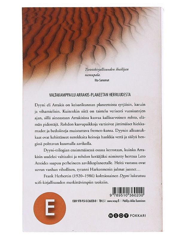 Dyyni / Ensimmäinen osa Dyyni - Herbert, Frank - Fantasia- ja scifi - 10105578647 - 1