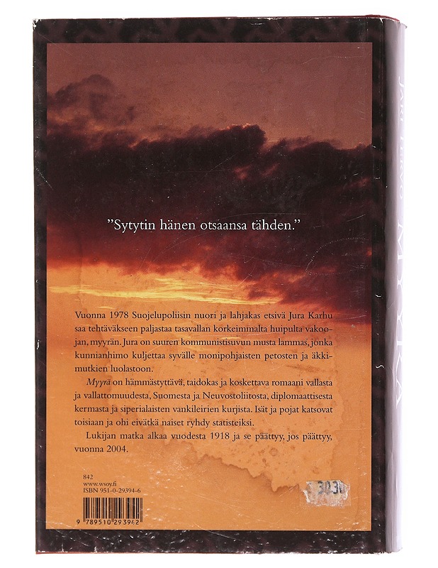 Myyrä / romaani - Jari Tervo - Romaanit ja novellit - 10105578654 - 1