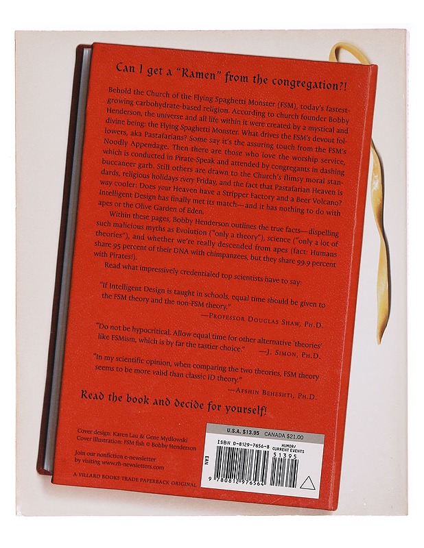 The Gospel of the Flying Spaghetti Monster - Bibby Henderson - Kaunokirjallisuus - 10105578670 - 1