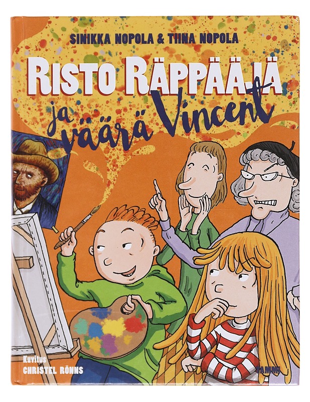 Risto Räppääjä ja väärä Vincent - Nopola, Sinikka - Lastenkirjat - 10105578676 - 0