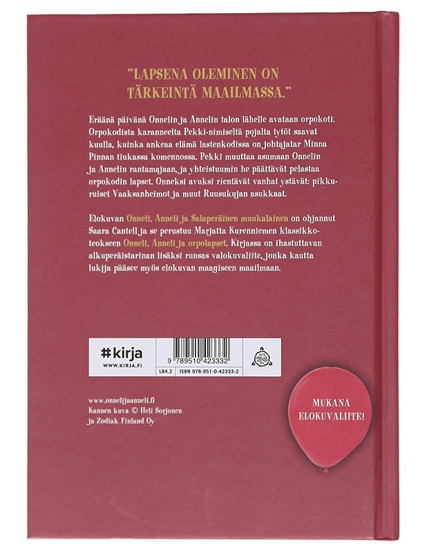 Onneli, Anneli ja salaperäinen muukalainen - Kurenniemi, Marjatta - Lastenkirjat - 10105578677 - 1