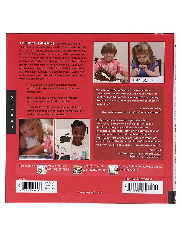 Art lab for little kids - Susan Schwake - Lastenkirjat - 10105578690 - 1
