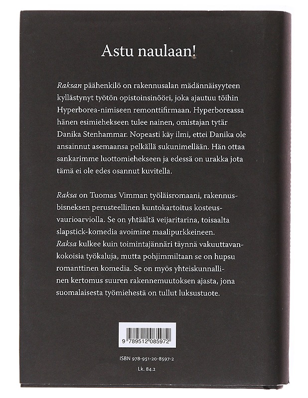 Raksa - Tuomas Vimma - Romaanit ja novellit - 10105578832 - 1