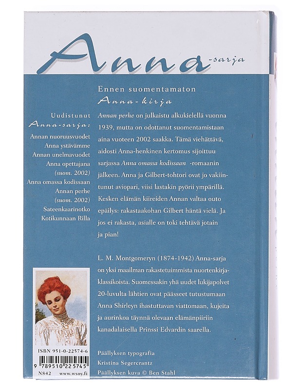 Annan perhe - Montgomery - Nuorten kirjat - 10105578914 - 1