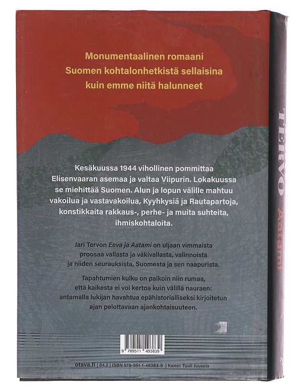 Eeva ja Aatami / epähistoriallinen romaani - Jari Tervo - Historiakirjat - 10105578970 - 1