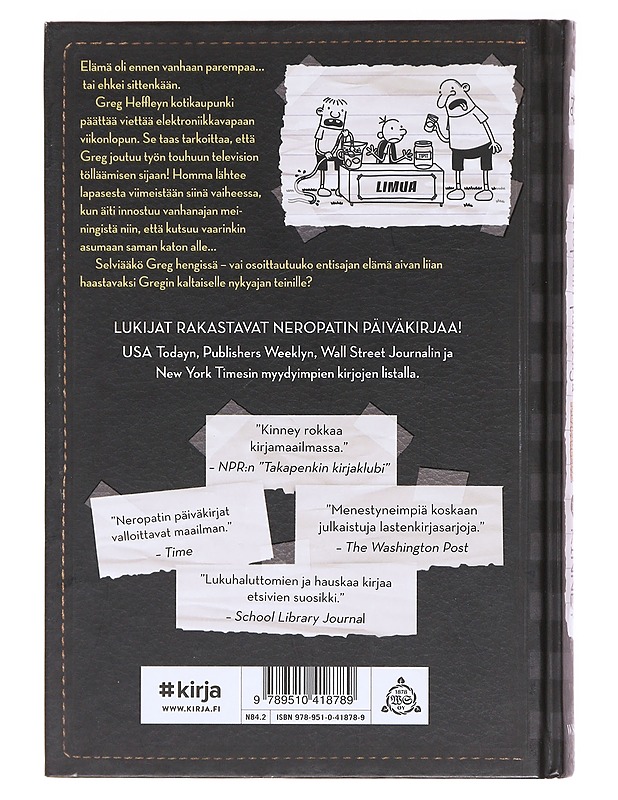 Neropatin päiväkirja / 10 Paluu kivikaudelle - Kinney, Jeff - Nuorten kirjat - 10105578997 - 1