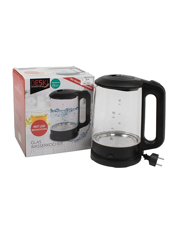 DESKI Glass Wasserkocher vedenkeitin - Pienkodinkoneet - 10105579047 - 0
