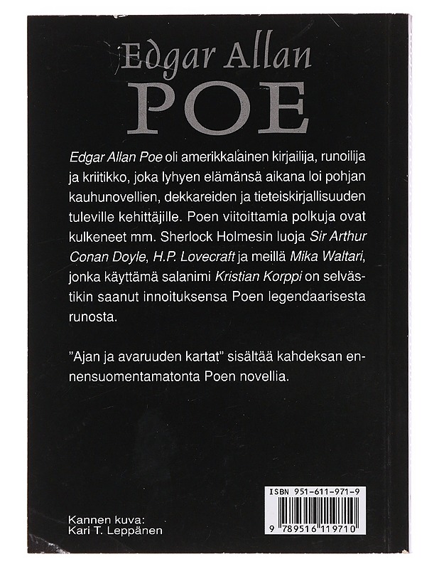 Ajan ja avaruuden kartat - Poe, Edgar Allan - Fantasia- ja scifi - 10105579106 - 1