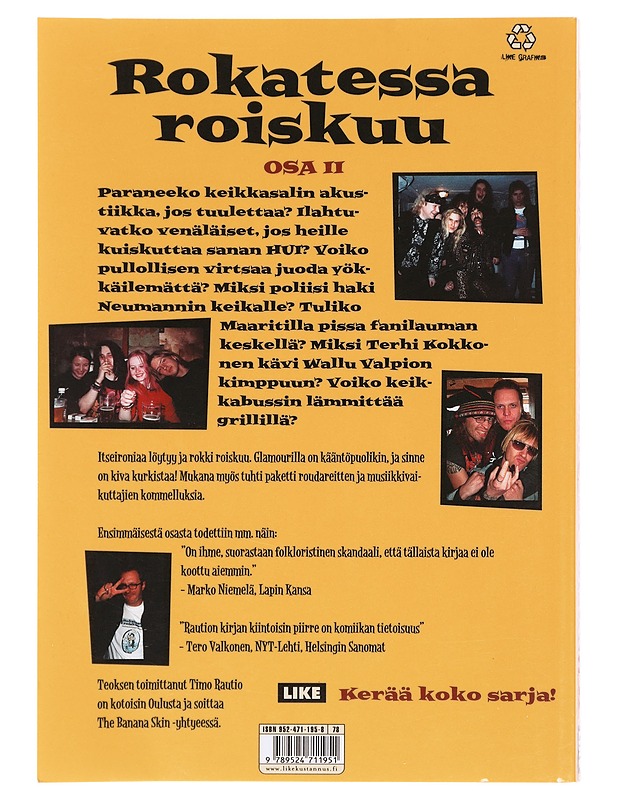 Rokatessa roiskuu / Osa II - Rautio, Timo - Elämäkerrat ja muistelmat - 10105579114 - 1